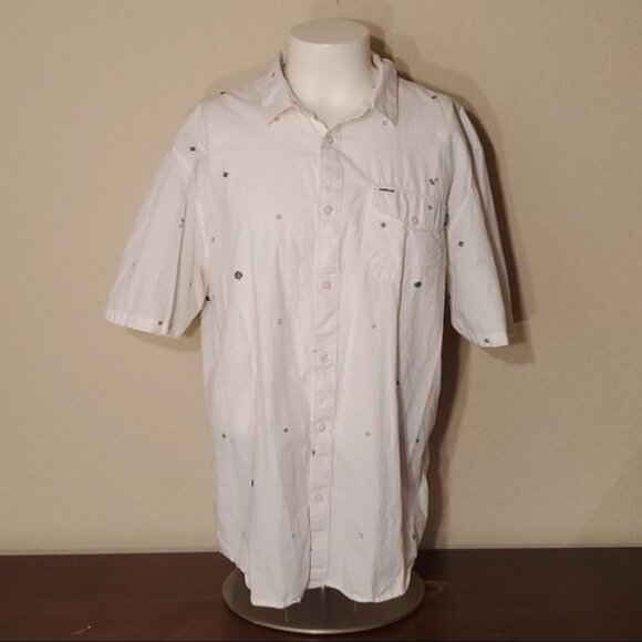 Vans XXL white button up shirt - Picture 1 of 10